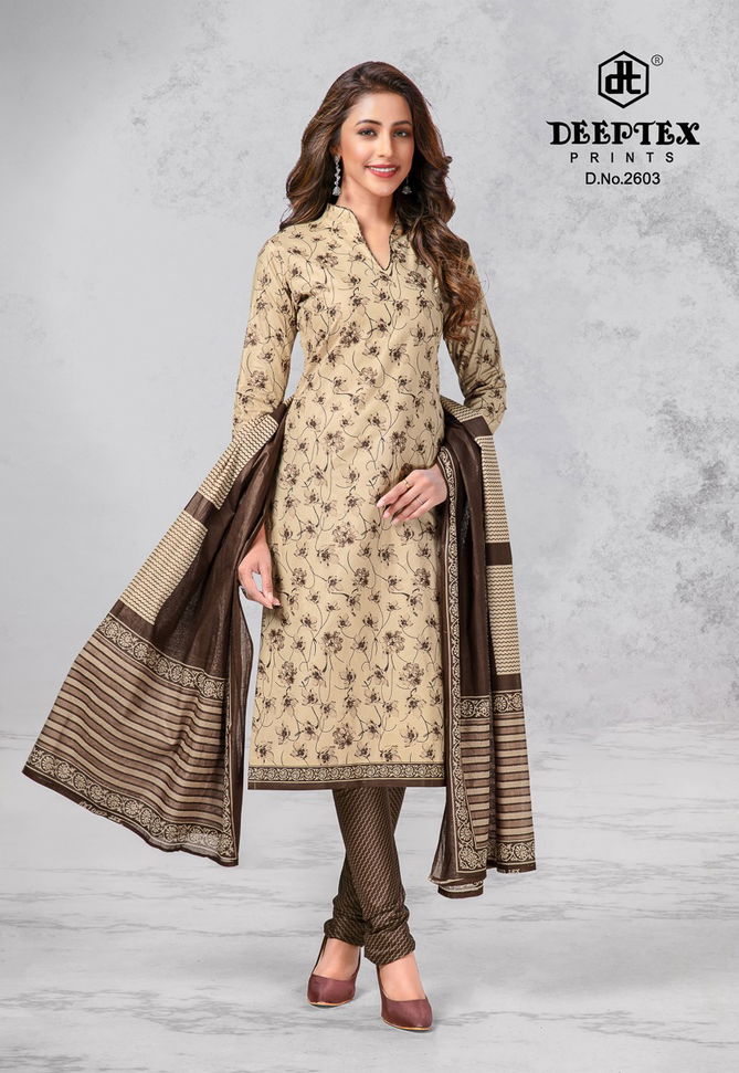 Deeptex Chief Guest Vol 26 Regular Wear Wholesale Printed Cotton Dress Material
